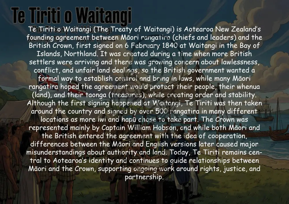 Te Tiriti o Waitangi — Together We Stand