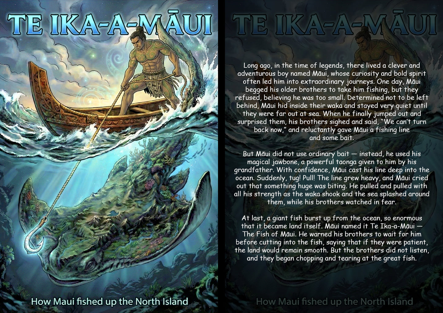 The Deeds of Maui - A4 Story Boards
