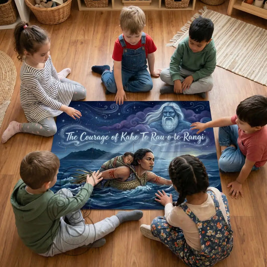 The Courage of Kahe Te Rau-o-te-Rangi - Floor Puzzle (60x80cm)
