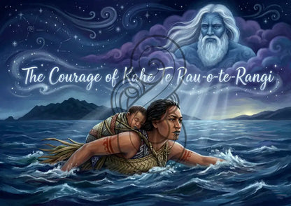 The Courage of Kahe Te Rau-o-te-Rangi - Floor Puzzle (60x80cm)