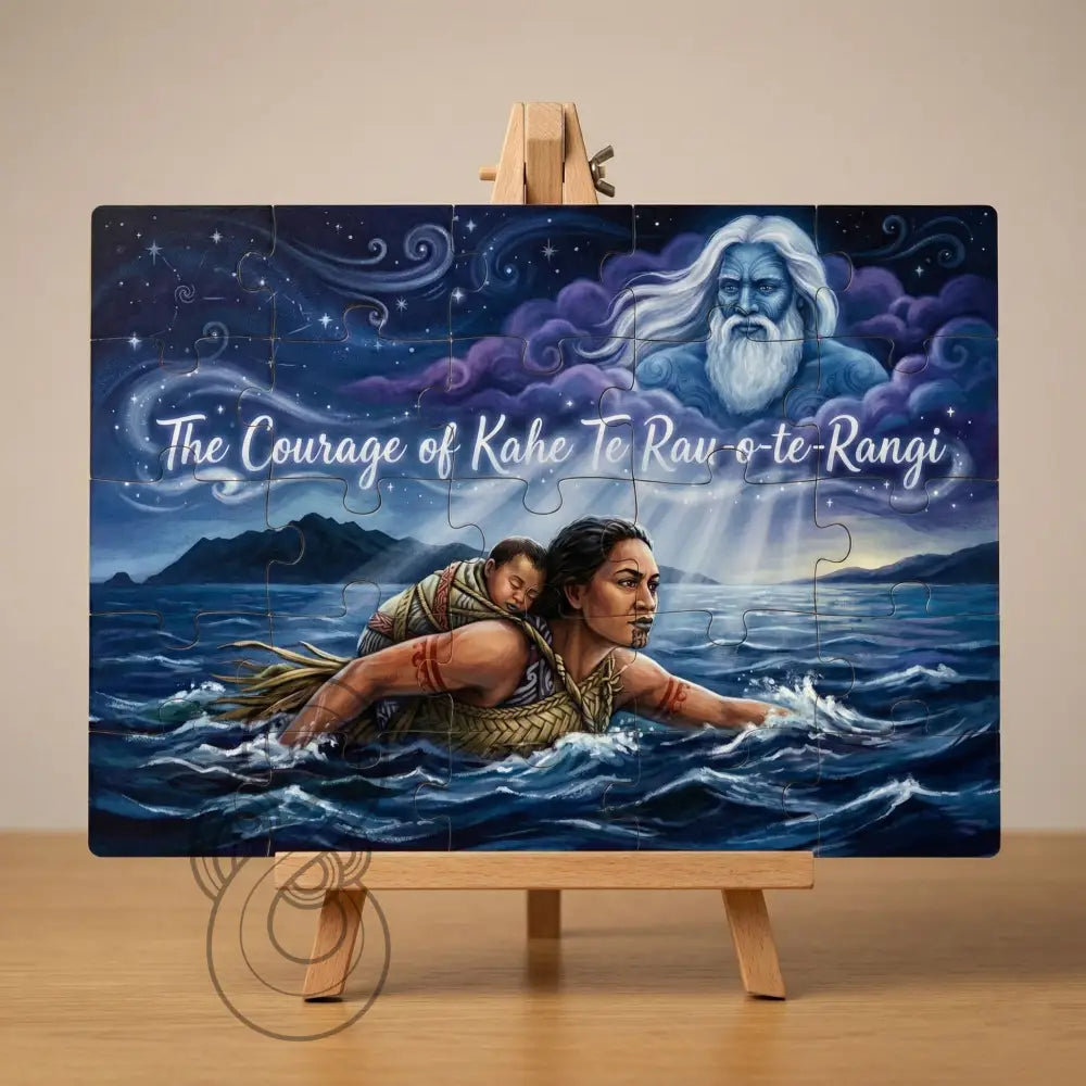 The Courage of Kahe Te Rau-o-te-Rangi - Single or Tray A4 Puzzle