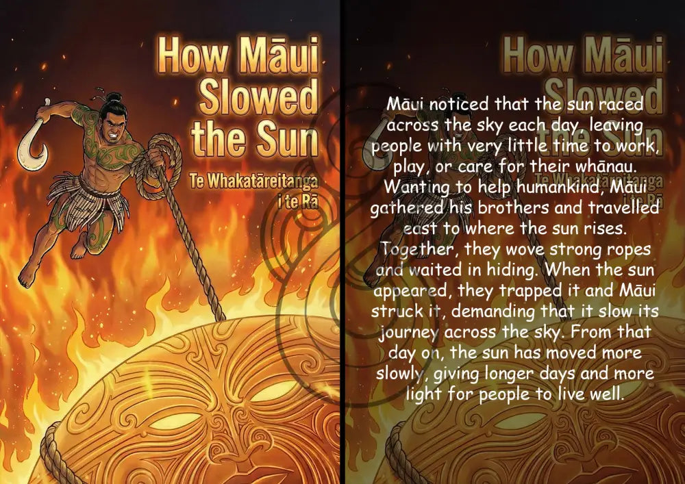 The Deeds of Maui - A4 Story Boards