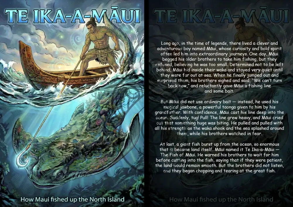 The Deeds of Maui - A4 Story Boards