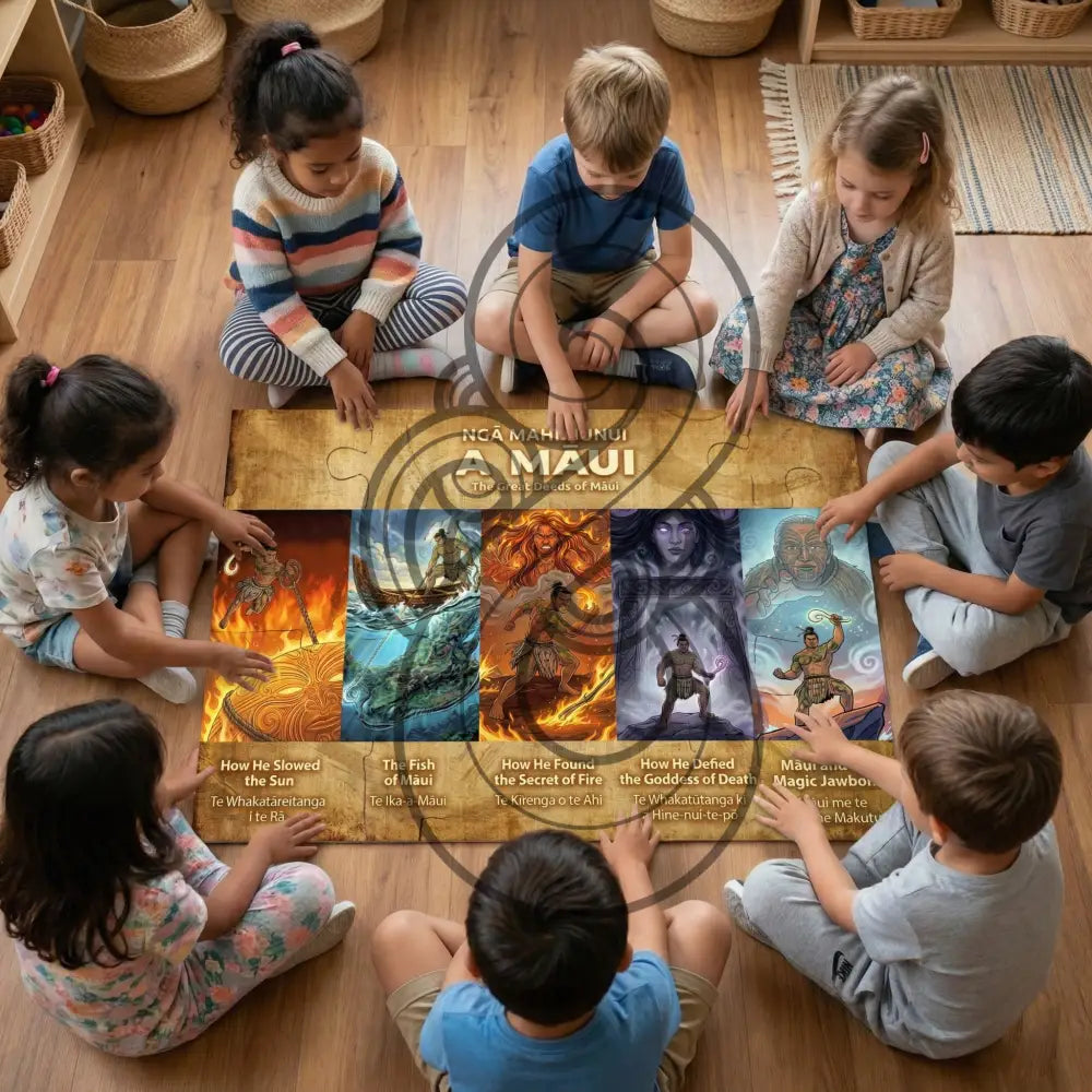 The Deeds of Maui Floor Puzzle