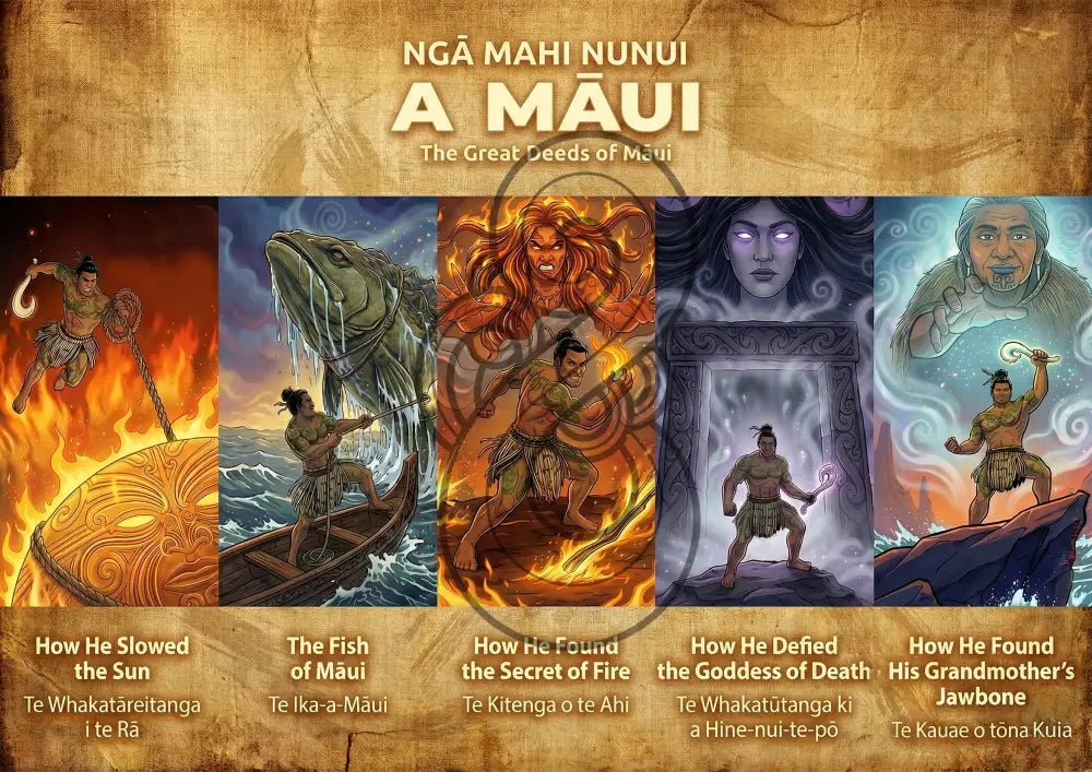 The Deeds of Maui Floor Puzzle