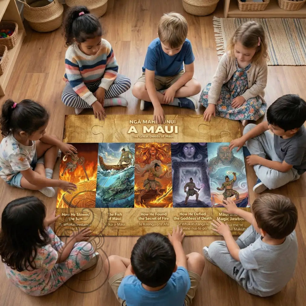 The Deeds of Maui Floor Puzzle