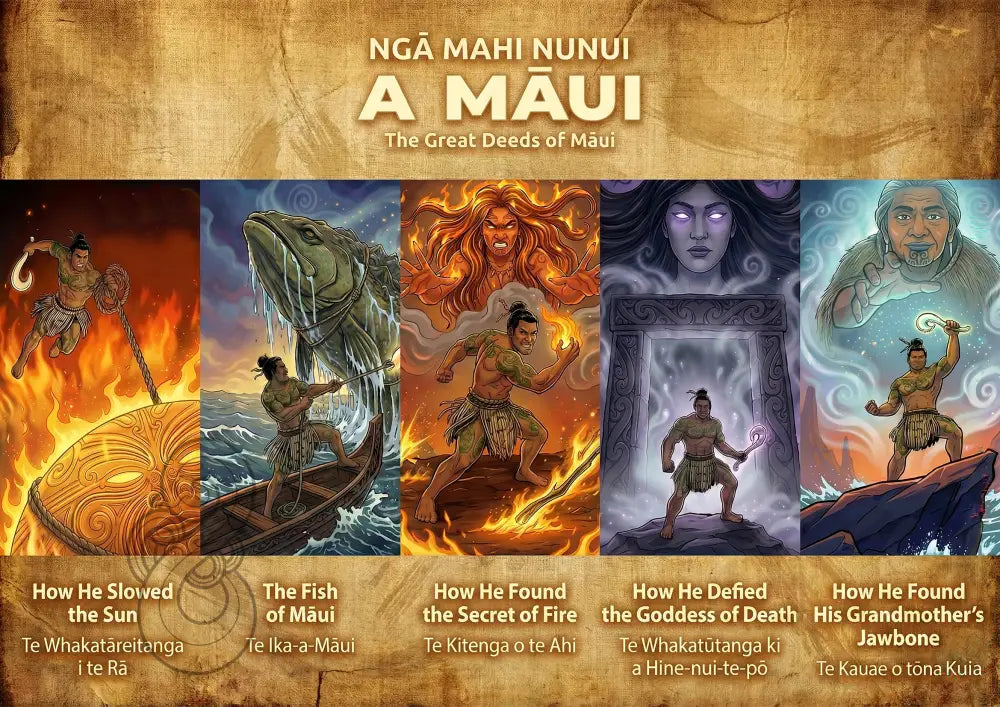 The Deeds of Maui Floor Puzzle