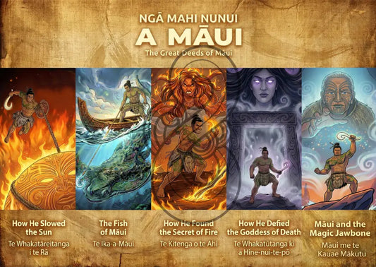 The Deeds of Māui - Poster