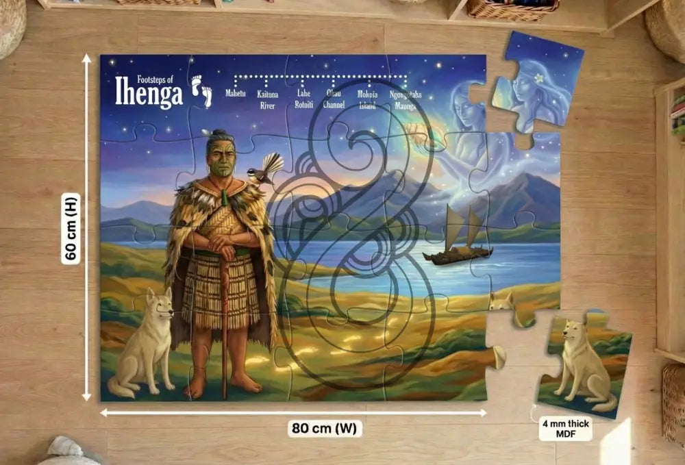 The Footsteps of Ihenga: Floor Puzzle