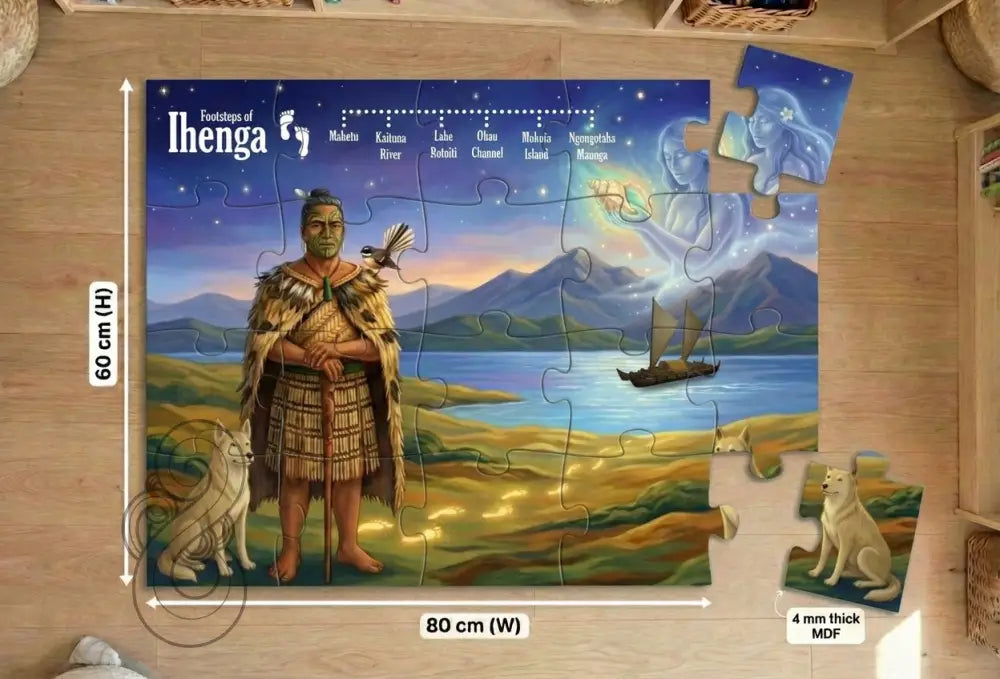 The Footsteps of Ihenga: Floor Puzzle
