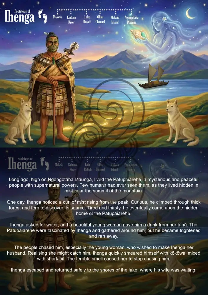 The Footsteps of Ihenga- Single or Tray A4 Puzzle