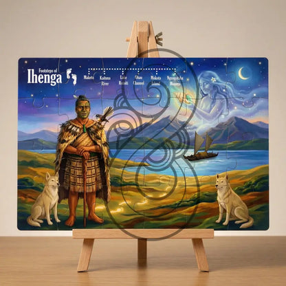 The Footsteps of Ihenga- Single or Tray A4 Puzzle