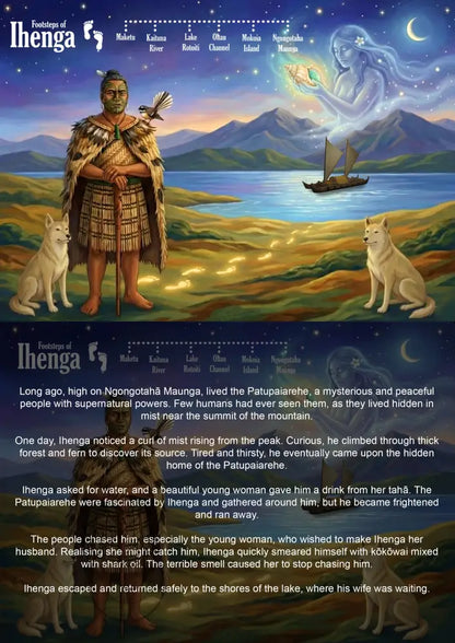 The Footsteps of Ihenga- Single or Tray A4 Puzzle