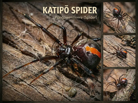 The Katipō Spider - Single and Image Tray A4 Puzzle