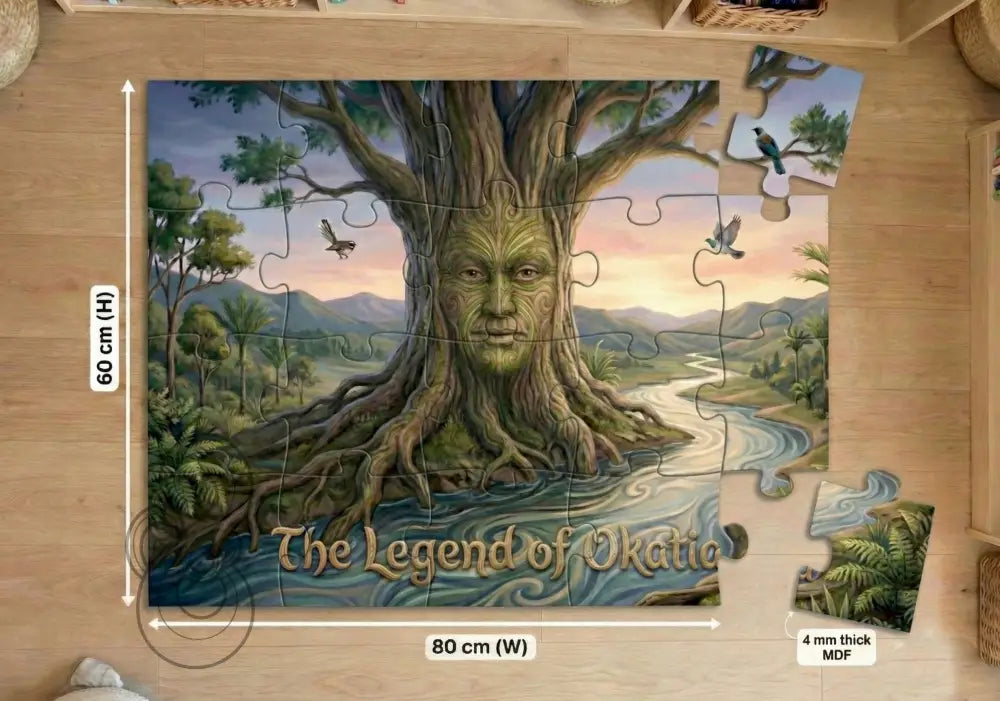 The Legend of Okatia: Floor Puzzle