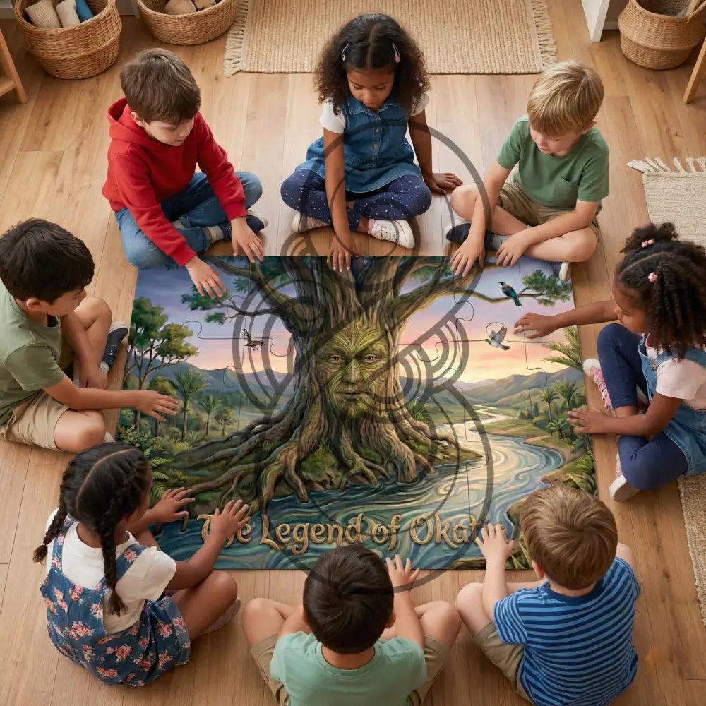 The Legend of Okatia: Floor Puzzle