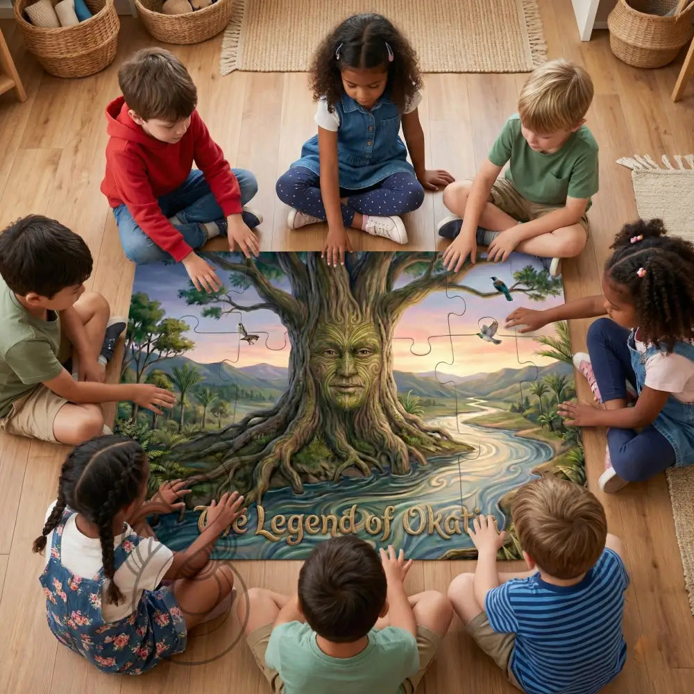 The Legend of Okatia: Floor Puzzle