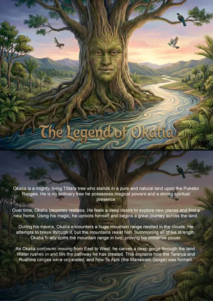 The Legend of Okatia - Single or Tray A4 Puzzle