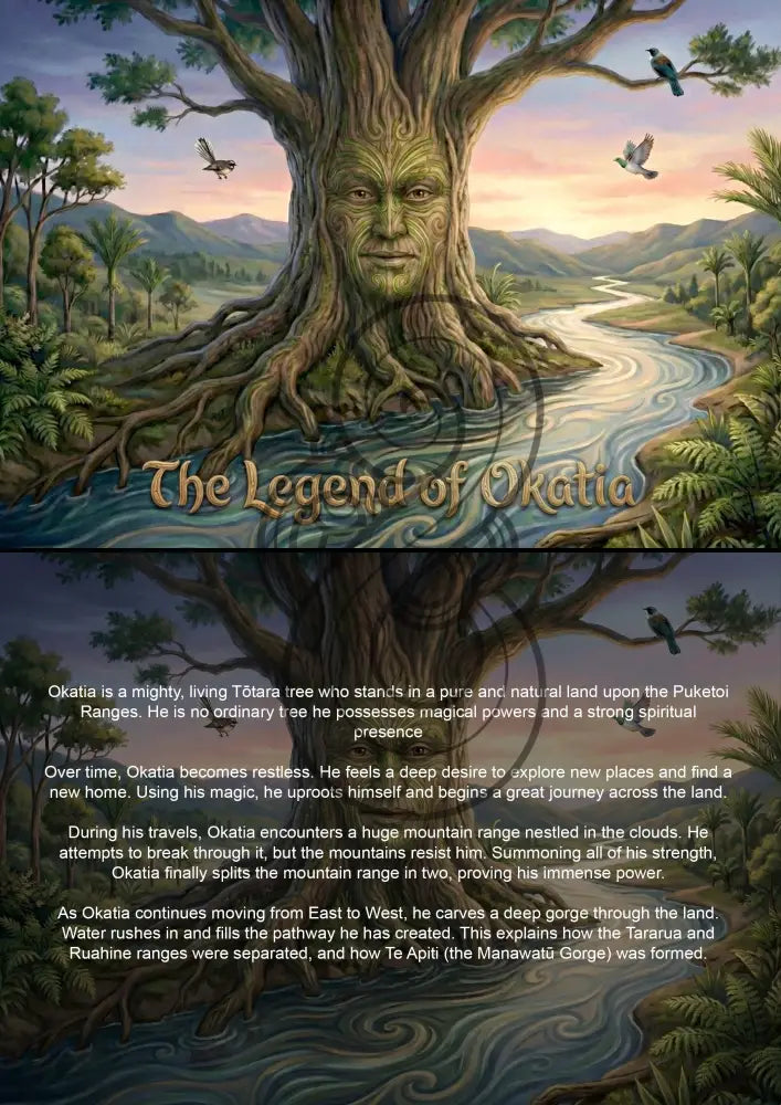 The Legend of Okatia - Single or Tray A4 Puzzle