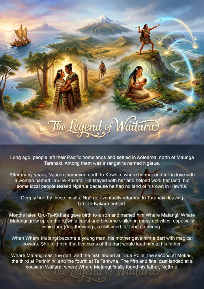 The Legend of Waitara - Single or Tray A4 Puzzle
