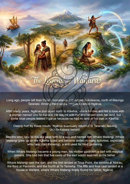 The Legend of Waitara - Single or Tray A4 Puzzle