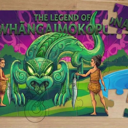 The Legend of Whāngaimokopuna: Floor Puzzle