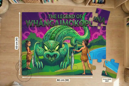 The Legend of Whāngaimokopuna: Floor Puzzle