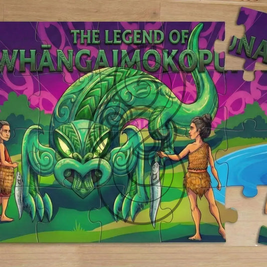 The Legend of Whāngaimokopuna: Floor Puzzle