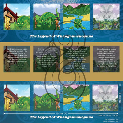 The Legend of Whāngaimokopuna - Storyboard Puzzle - Whangaimokopuna