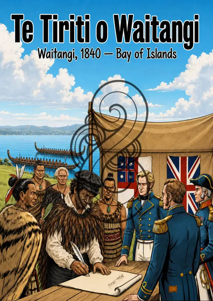 Te Tiriti o Waitangi, Together We Stand - Image Tray or Single sided Puzzle