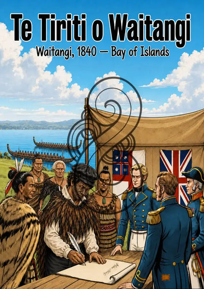 Te Tiriti o Waitangi, Together We Stand - Image Tray or Single sided Puzzle
