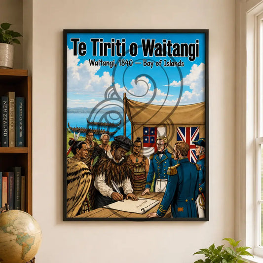 The Treaty of Waitangi - Poster
