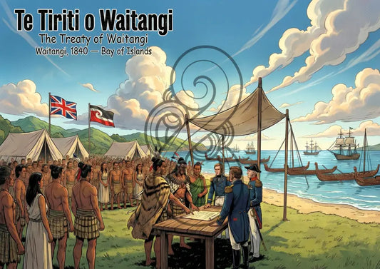 The Treaty of Waitangi - Poster