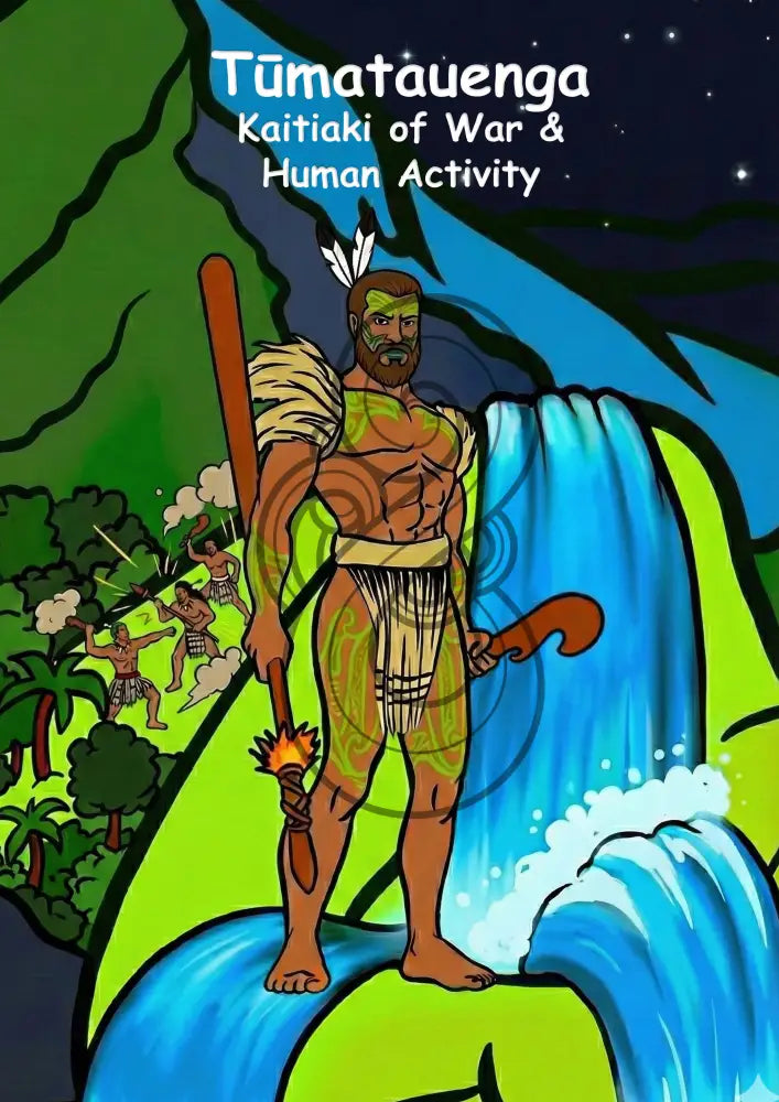 Tūmatauenga - Version 1 - Poster