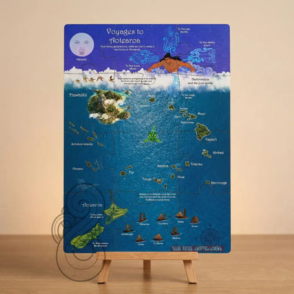 Voyage from Hawaikii a journey to Aotearoa - Single or Tray A4 Puzzle
