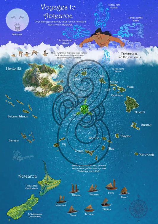 Voyage from Hawaikii - Poster